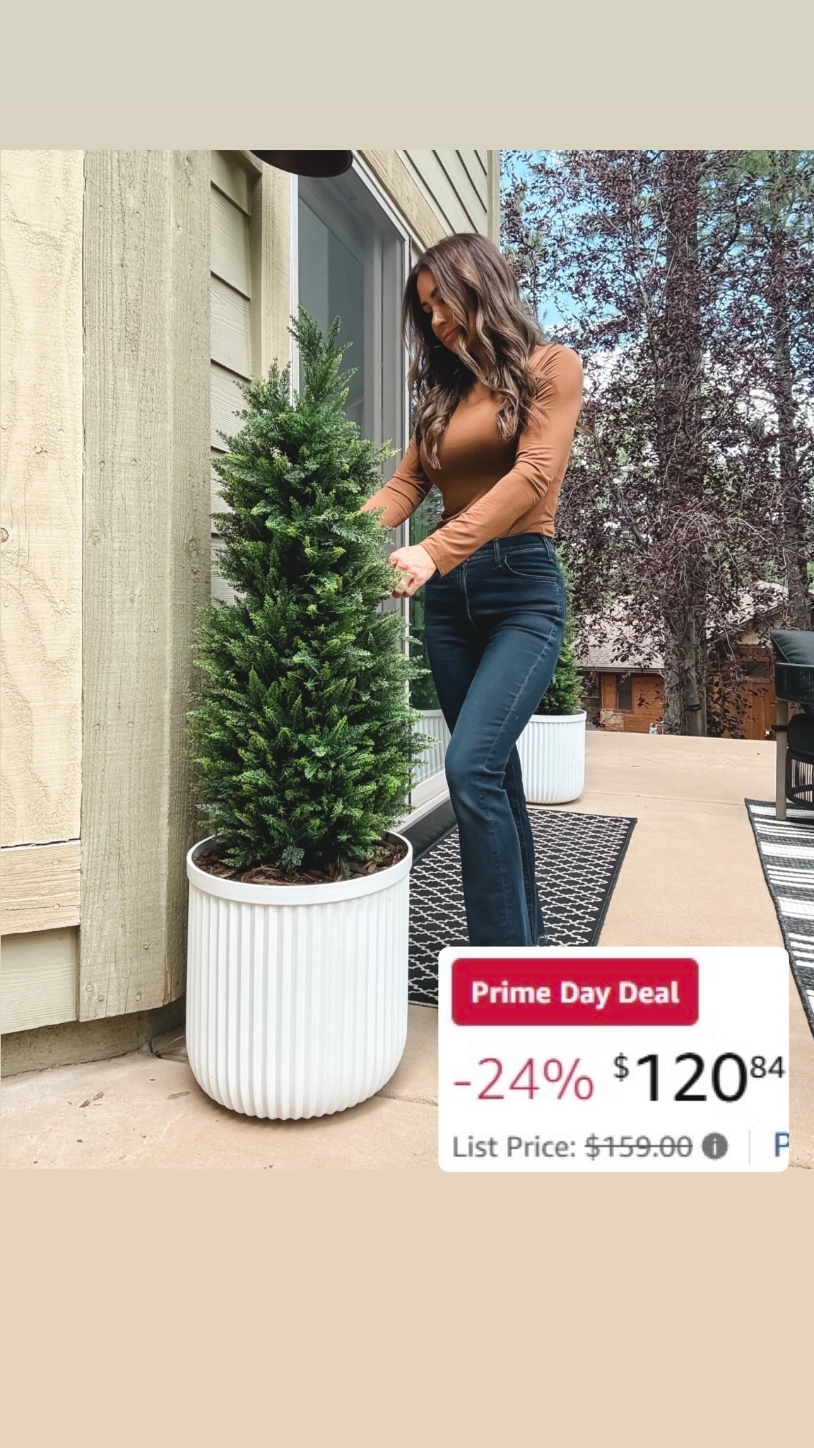 Prime Day Deal
My favorite 4ft realistic faux trees with UV protection are back in stock! I love these for flanking a door and mixing in with all your real plants and flowers on your patio. It’s almost impossible to keep most of our patio plants alive in the summer…probably my fault 🤪
This viral planter is my favorite and I own it many times over
Patio decor, Walmart and Amazon home finds, faux trees 
#LTKStyleTip


#LTKSeasonal #LTKdayinmylife #LTKHome