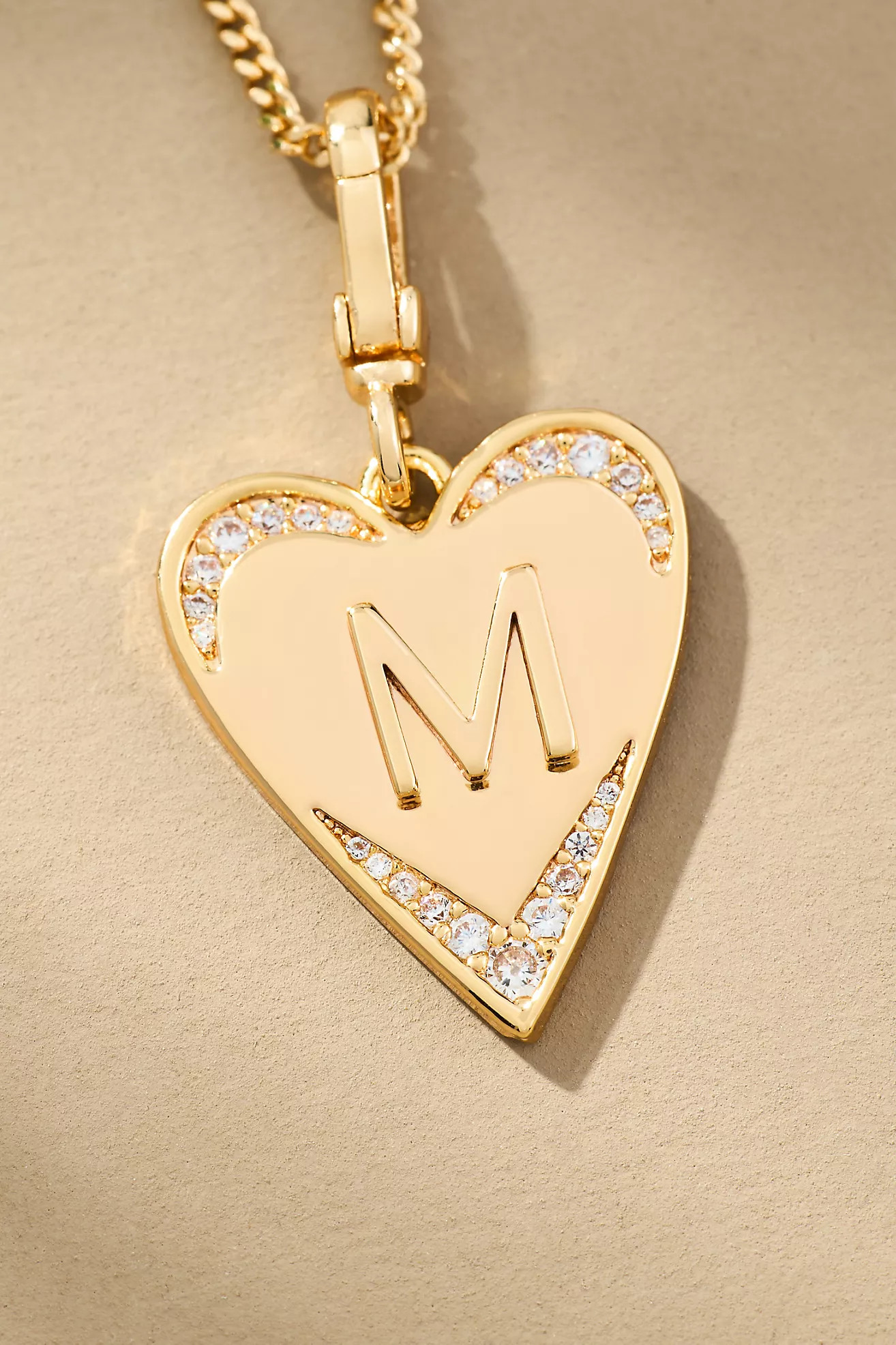 Monogram Heart Necklace | Anthropologie (US)