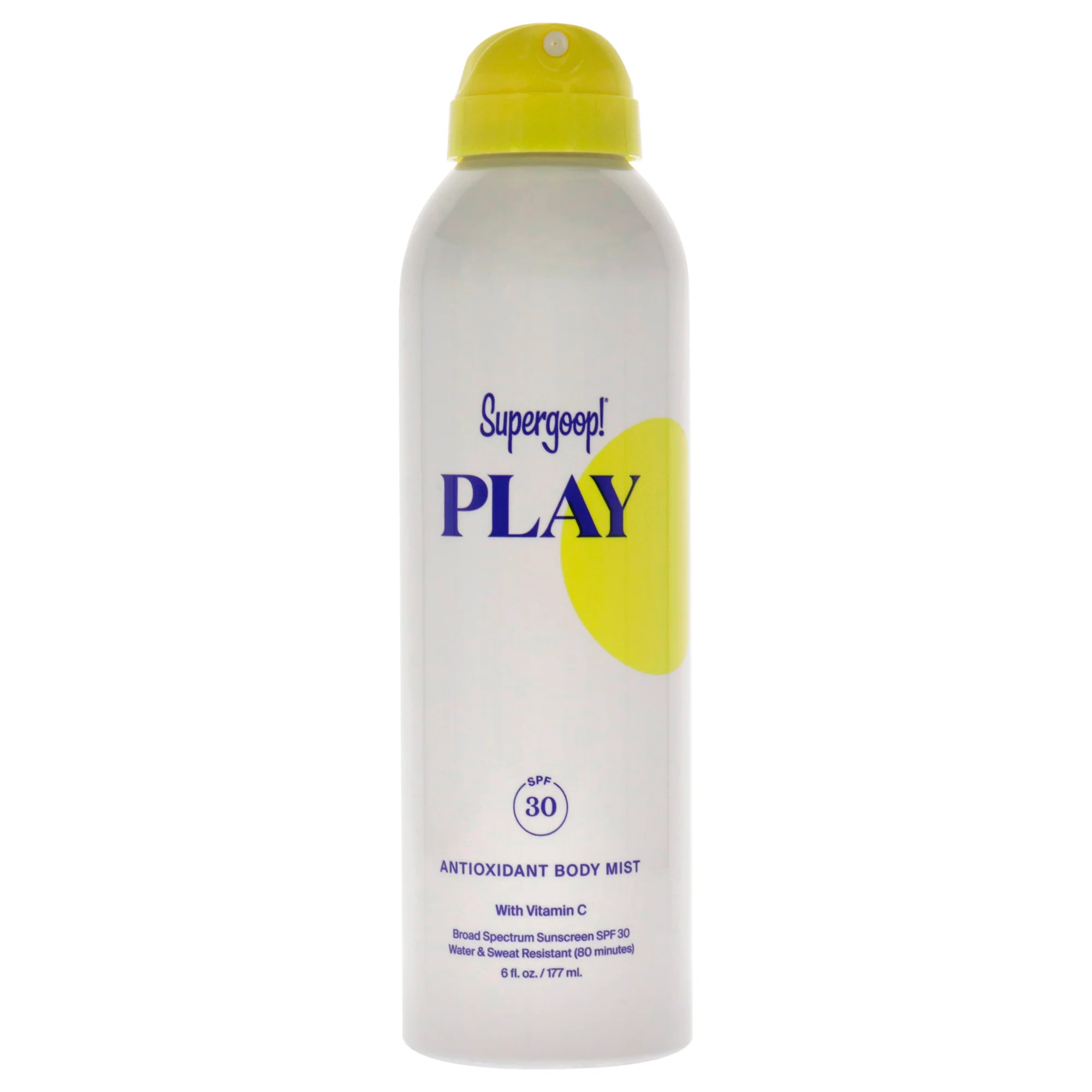 PLAY Antioxidant Body Mist SPF 30 with Vitamin C by Supergoop for Women - 6 oz Body Mist | Shop Simon