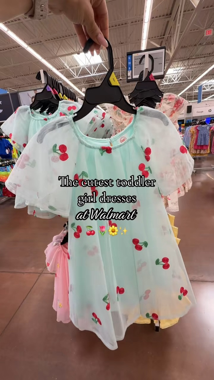 these toddler girl dresses at Walmart are some of the cutest spring dresses I’ve seen lately. The cherry print, pastel colors, and sweet little details make them perfect for toddler spring outfits, Easter dresses, and cute everyday dresses for girls.
 

 #LTKootd #LTKBaby #LTKKids