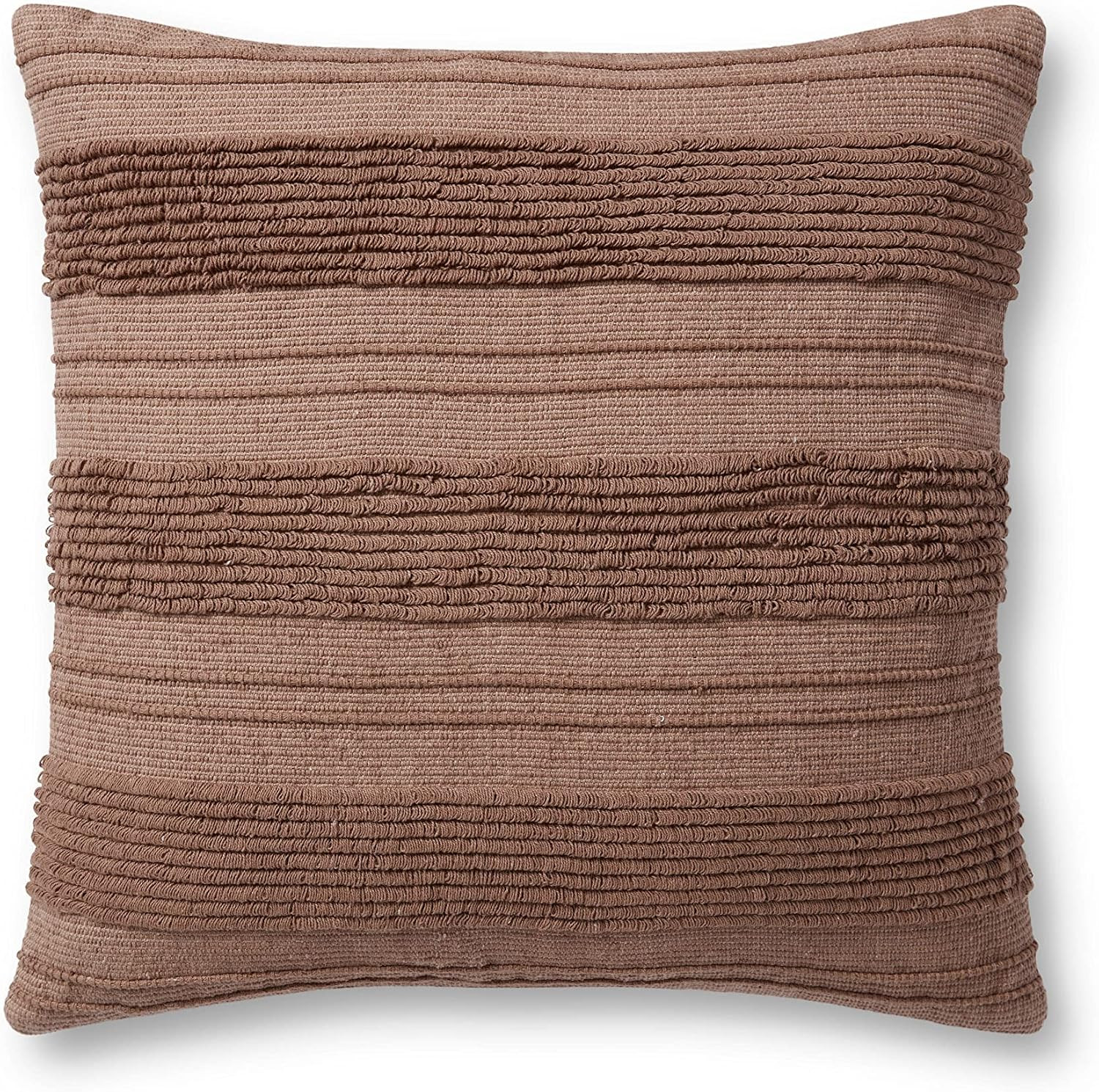 Loloi Jean Stoffer x Kristy Collection PJS0001 Clay 18'' x 18'' Cover w/Poly Pillow | Amazon (US)