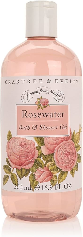 Crabtree & Evelyn Bath and Shower Gel, Rosewater, 16.9 Fl Oz | Amazon (US)