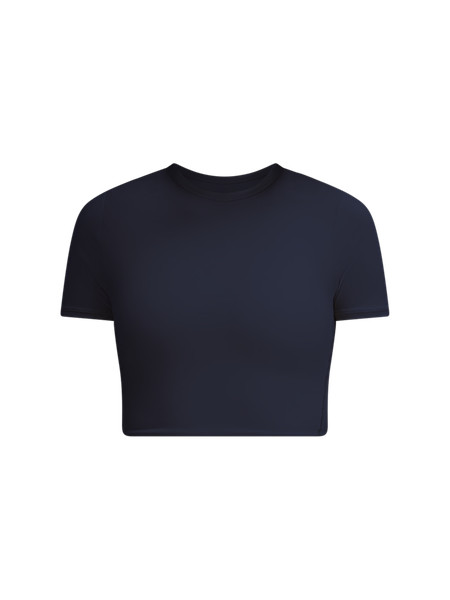 Wundermost Ultra-Soft Nulu Crewneck Cropped T-Shirt | Lululemon (US)