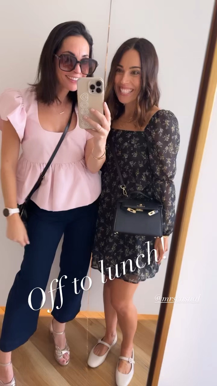 Amazon floral dress I’m in love with this dress! Wearing size small. Borrowed coco’s flats to go with it for a casual lunch 

#LTKfindsunder50 #LTKshoecrush #LTKCon