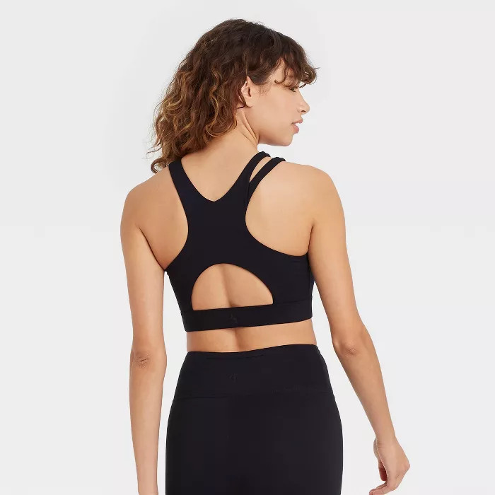 Women's Asymmetrical Cut Out Racerback Bra - JoyLab™ | Target
