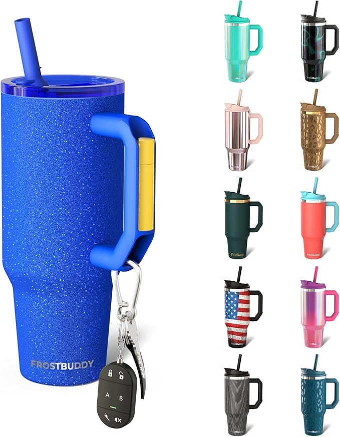 Frost Buddy Thicc Buddy - 40 oz Stainless Steel Vacuum Insulated Tumbler with Lid and Straw for W... | Amazon (US)