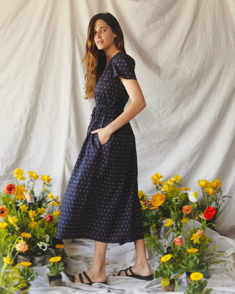 The Dawn Dress Petites | Noir Camellia | Christy Dawn