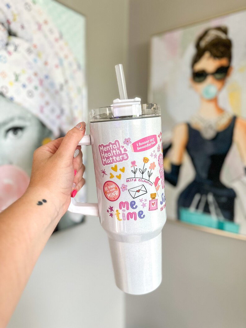 Self Care is Empowerment 40 Oz. Metal Shimmer Tumbler 3 - Etsy | Etsy (US)