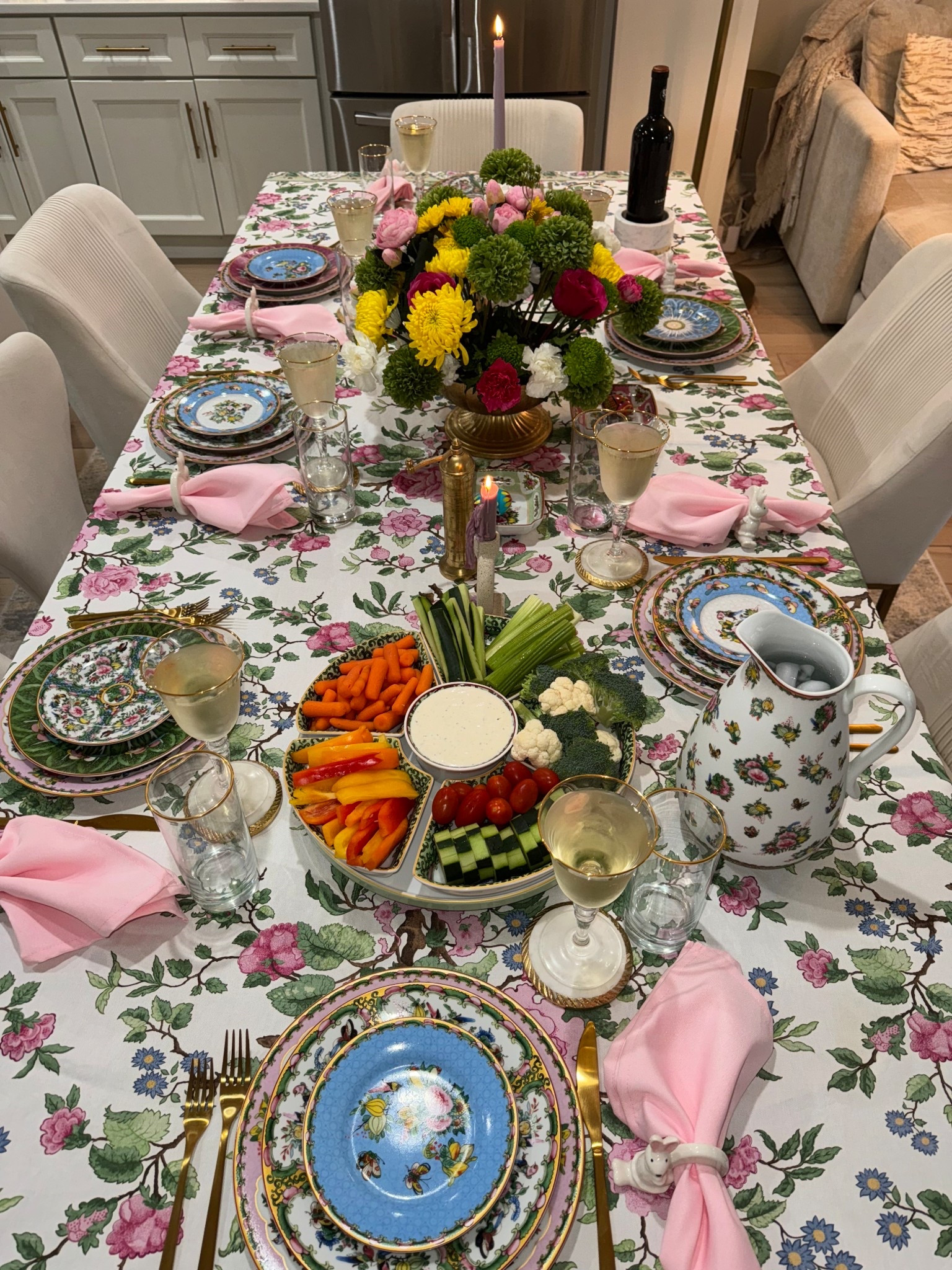 My intimate Easter dinner table 🌸🩷🐇🥕🩵🐣🌿

#LTKSeasonal #LTKSaleAlert #LTKHome