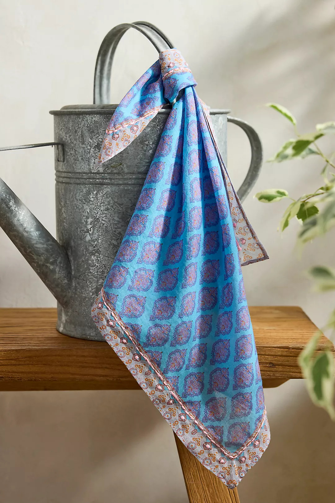 Embroidered Print Bandana | Anthropologie (US)
