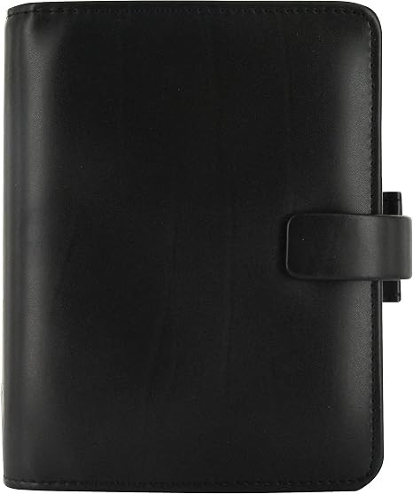 Filofax Metropol Organizer, Pocket Size, Black - Leather-Look, Six Rings, Week-to-View Calendar D... | Amazon (US)