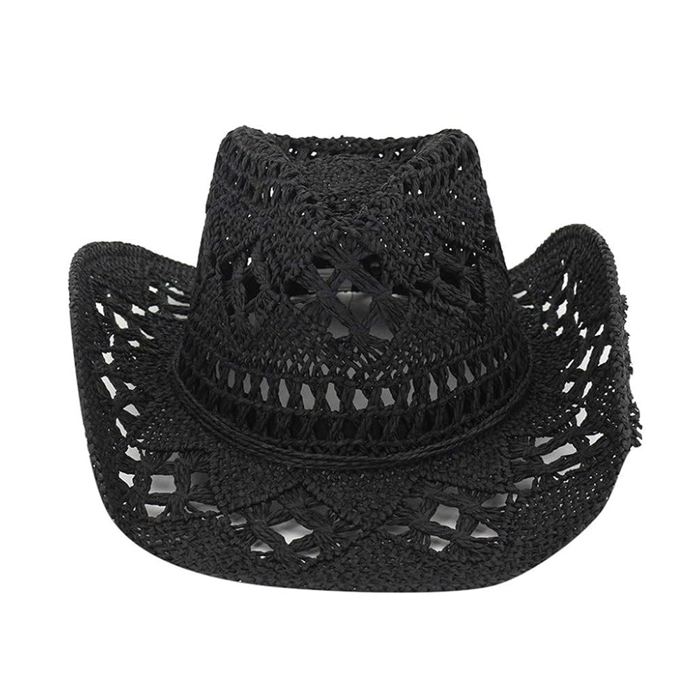 TYUSGH Women Men Cowboy Hat Summer Fashion Lady Foldable Casual Cap Wide Sun Hat and Men for Wedd... | Amazon (UK)