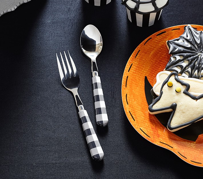 Gingham Utensils | Pottery Barn Kids