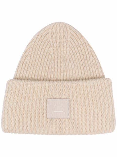 patch-detail wool beanie | Farfetch (UK)