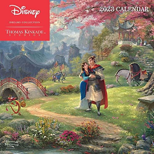 Disney Dreams Collection by Thomas Kinkade Studios: 2023 Wall Calendar | Amazon (US)