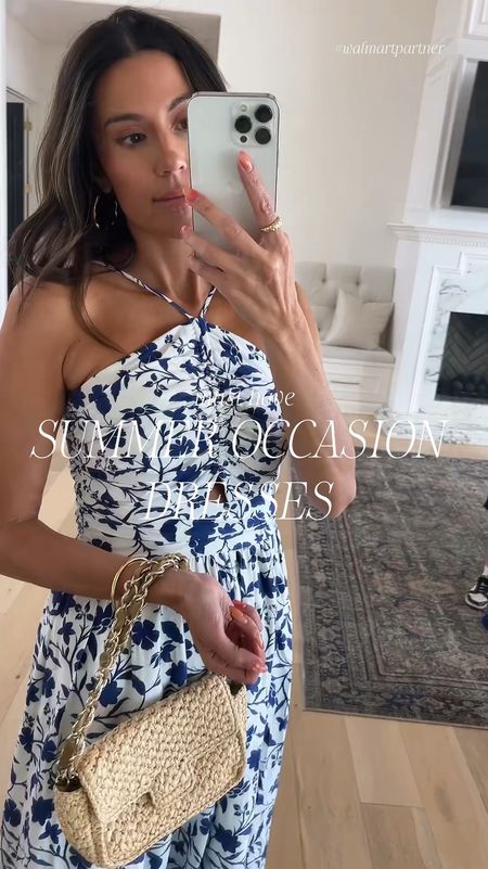 Must have summer occasion dresses 🤍 I’m so impressed with the quality of these summer dresses - they are thick, double lined and have pockets 🤩

Summer dress, summer event dress, wedding guest dress, summer wedding guest dress, blue floral dress, blue and white floral dress, Walmart, Walmart fashion, bridal shower dress, vacation outfit, Christine Andrew 
@Walmartfashion #WalmartFashion #WalmartPartner 

#LTKVideo #LTKParties #LTKWedding