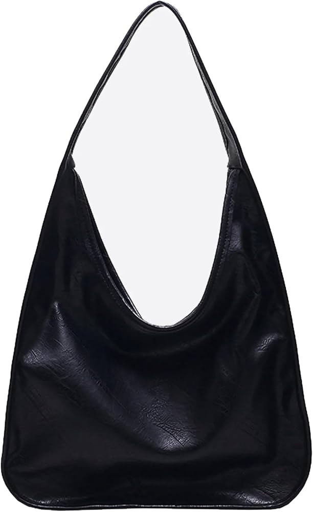 Hobo Bags for Women Soft PU Leather Shoulder Tote Purses with Zipper | Amazon (US)