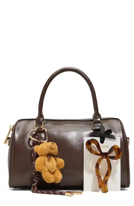 Medium City Faux Leather Satchel | Nordstrom
