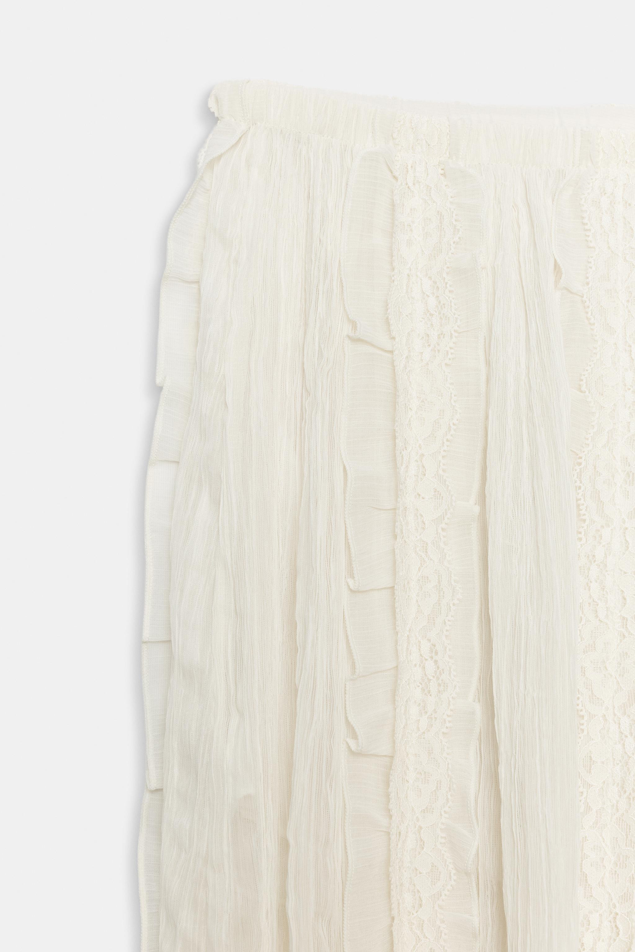 Größe des Models: 178 cmHose mit mittelhohem, verstellbarem Bund. Mit farblich abgestimmten Sti... | Zara DE