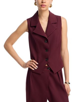 AQUA Suit Vest - Exclusive  | Bloomingdale's Women | Bloomingdale's (US)