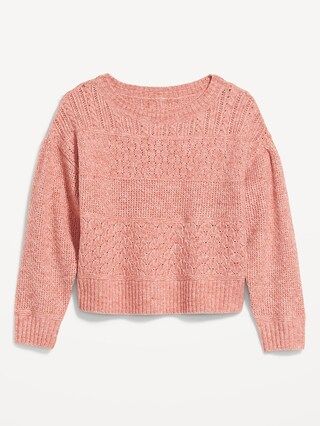 Cozy Plush-Yarn Textured-Knit Sweater for Women | Old Navy (US)