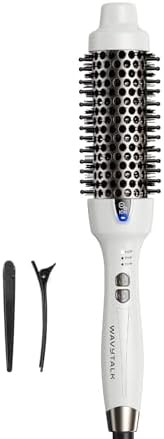 Wavytalk Thermal Brush, 1.5 Inch Ionic Thermal Round Brush Makes Hair Smoother Get Natural Curls ... | Amazon (US)