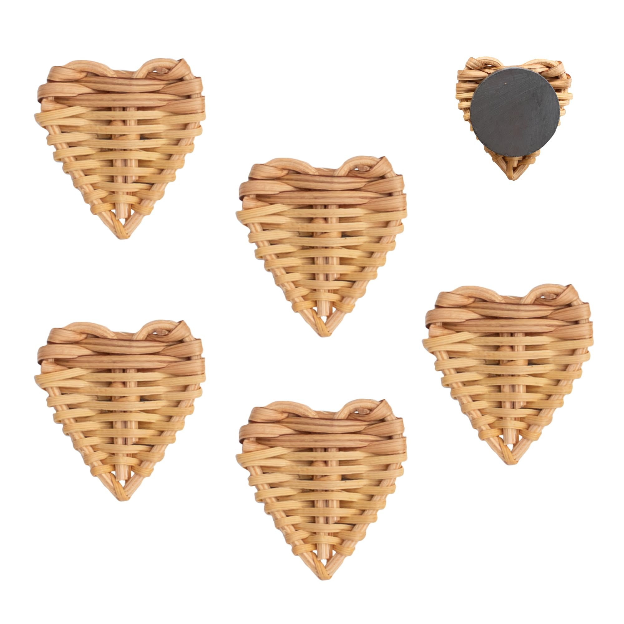 SiennaFox Rattan Fridge Magnet Large Ceramic 1.18in Magnets Boho Home Decor Office Decoration whi... | Amazon (US)