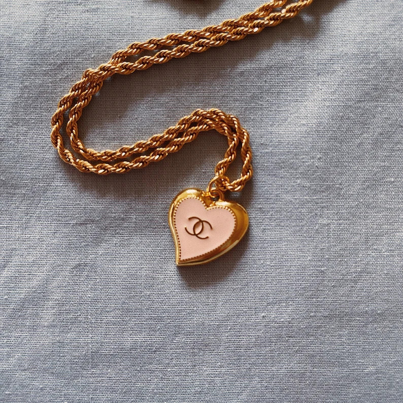 CHANEL REWORKED NECKLACE | Etsy | Etsy (US)