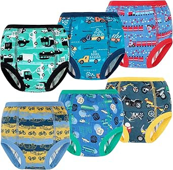 MooMoo Baby Training Underwear for Boys and Girls Absorbent Toddler Training Pants for Girs 2T-7T | Amazon (US)