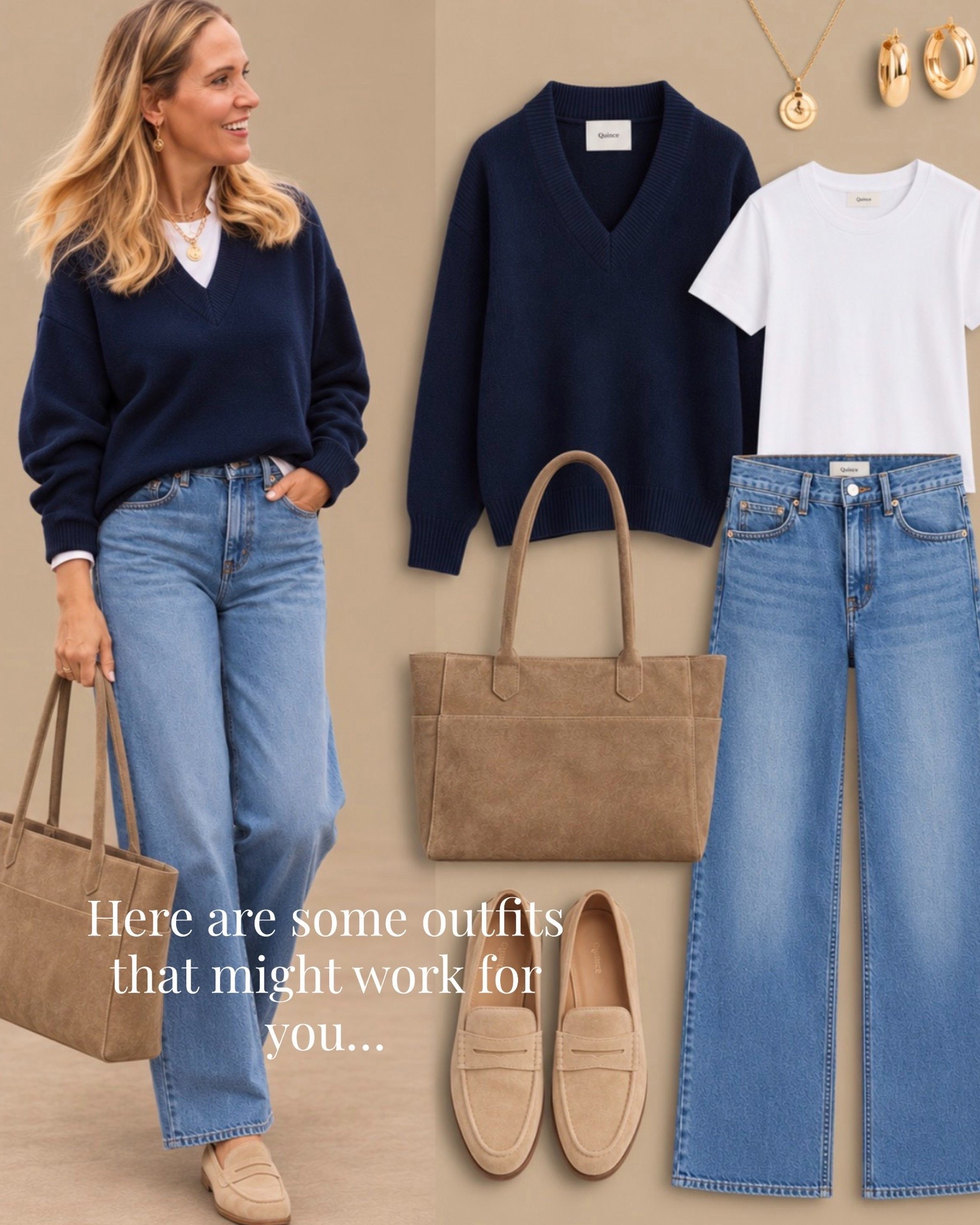 An easy pulled together look is here ⬇️ s

#LTKdayinmylife #LTKOver40 #LTKMidsize