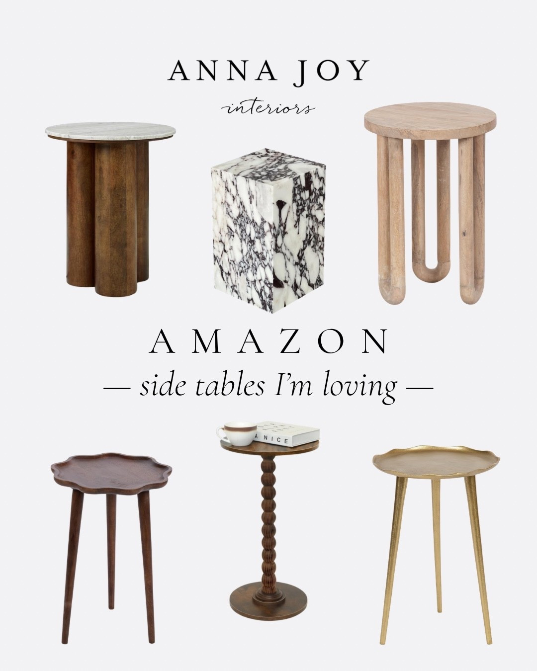 High end luxury side tables from Amazon || some of my favorites lately 💕

#LTKHome