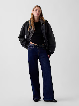 Low Rise Stride Wide-Leg Jeans | Gap (US)