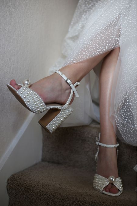 Jimmy Choo Pearl wedding shoe look-a-likes / dupes. 

#LTKwedding #LTKsalealert #LTKshoecrush