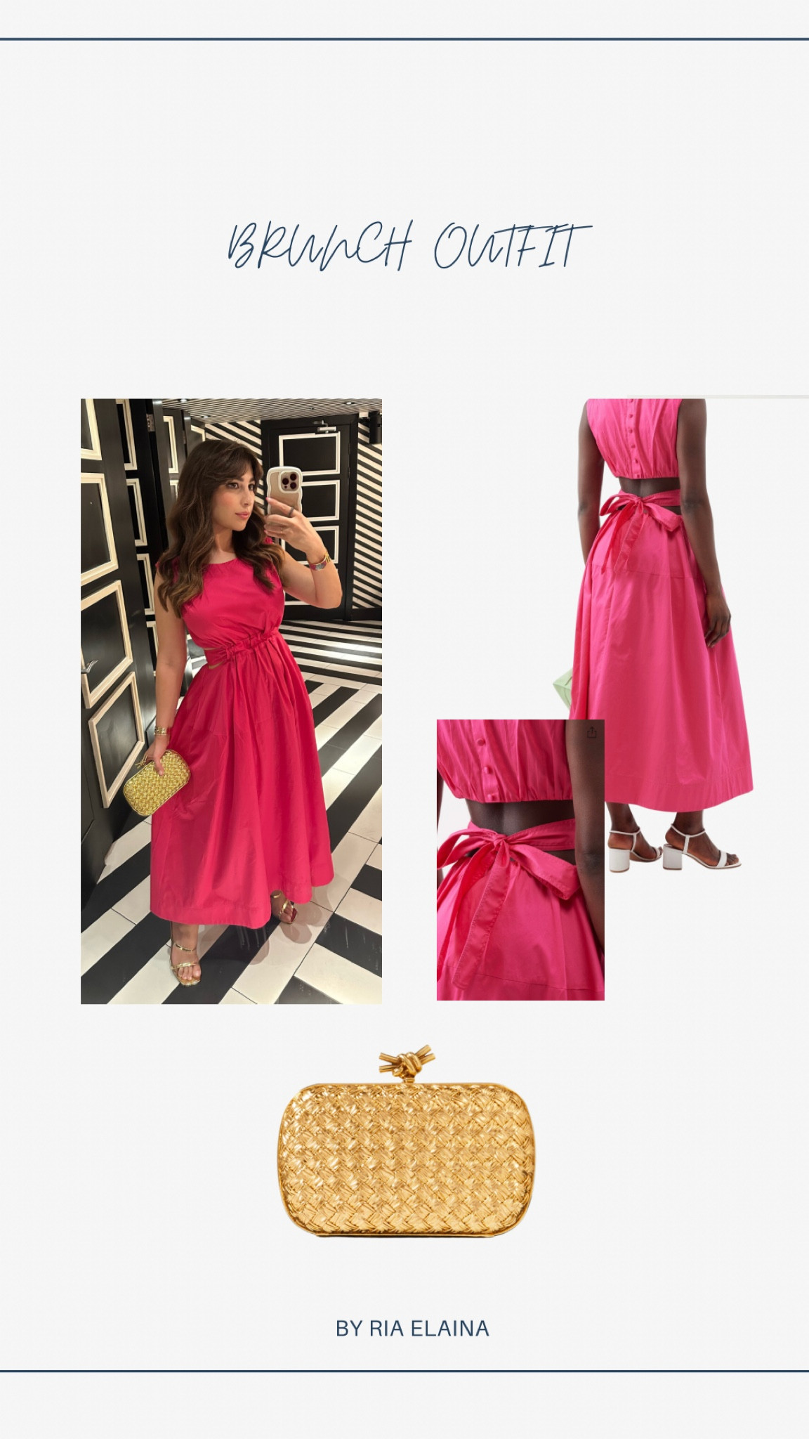 Perfect day to night dress paired with comfortable gold block heels.

#LTKeurope #LTKSeasonal #LTKunder50