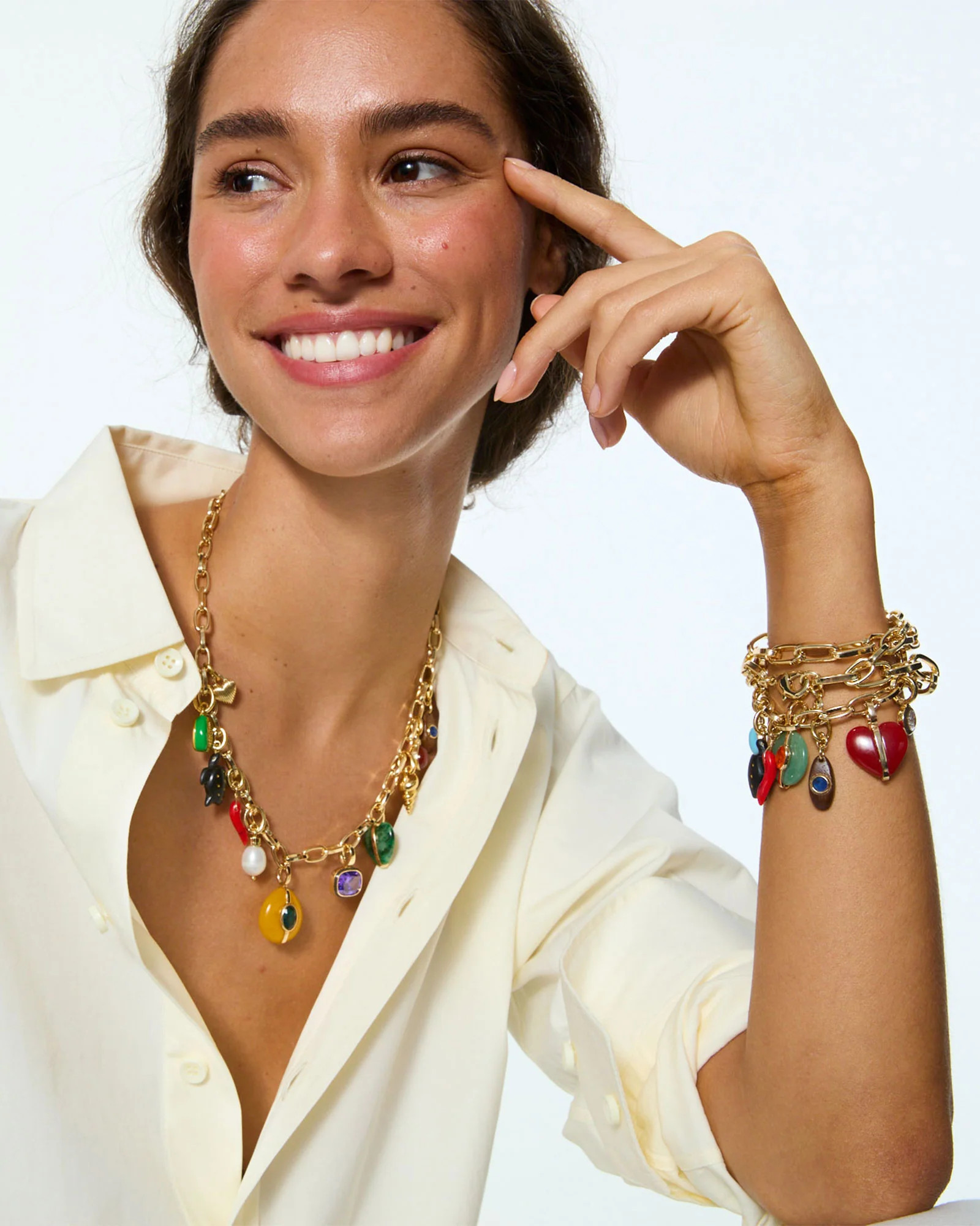 The Tiny Treasures Charm Necklace | Roxanne Assoulin