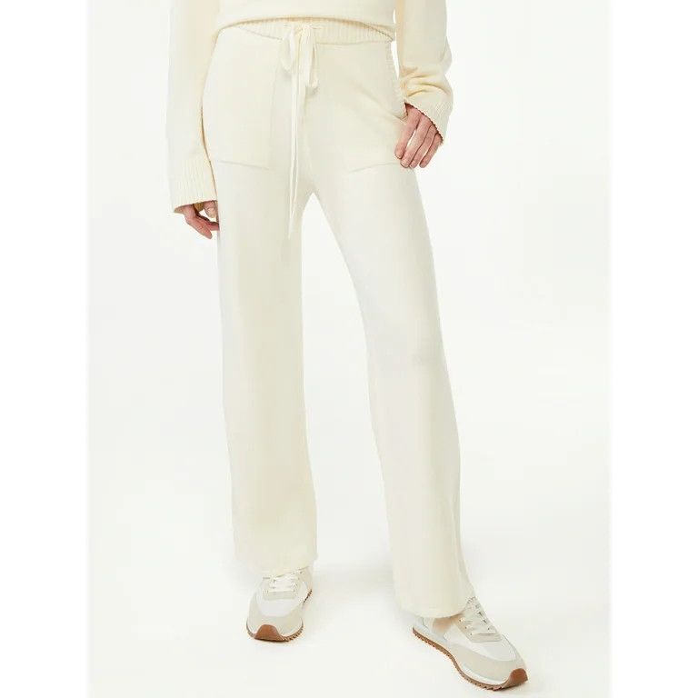 Free Assembly Women's Straight Leg Sweater Pants | Walmart (US)