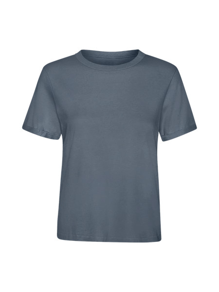 Organic Cotton Straight-Hem Crewneck T-Shirt | Women's Short Sleeve Shirts & Tee's | lululemon | Lululemon (US)