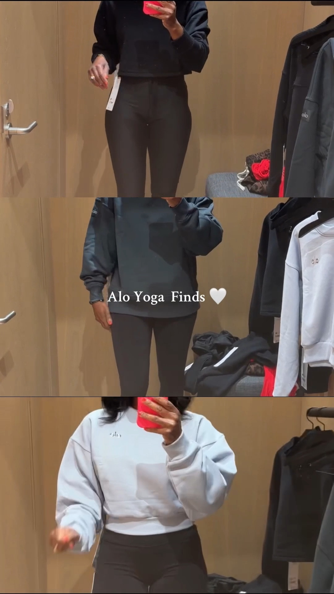 Aloe yoga fines at leisure, leggings, sweatshirt, workout clothes workout gear

#LTKfitnessgoals #LTKselfcare #LTKActive