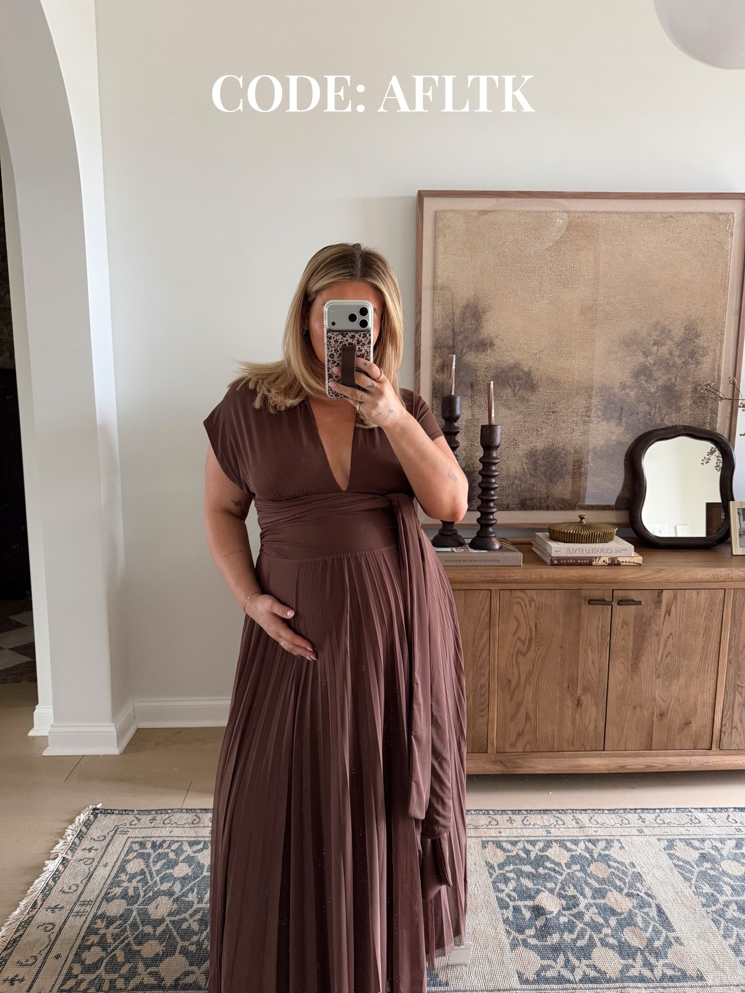 Code: AFLTK 🤎 Abercrombie dress sale is back! 25% off all dress plus ADDITIONAL 25% with code. I am in a large 

#LTKSpringSale #LTKMidsize #LTKSaleAlert