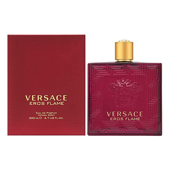 Versace Eros Flame for Men Eau De Parfume Spray 6.7 Ounce, Red | Amazon (US)