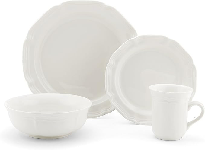Mikasa French Countryside 16-Piece Dinnerware Set, Service for 4 | Amazon (US)