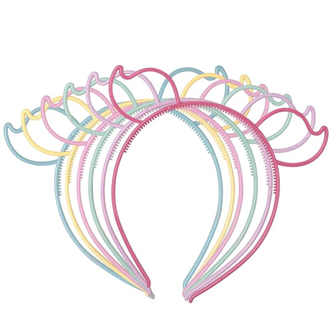 XIMA 12pcs Pig Ears Plastic Girls Headbands Children Hairbands Accessories (SP-Pig) | Amazon (US)