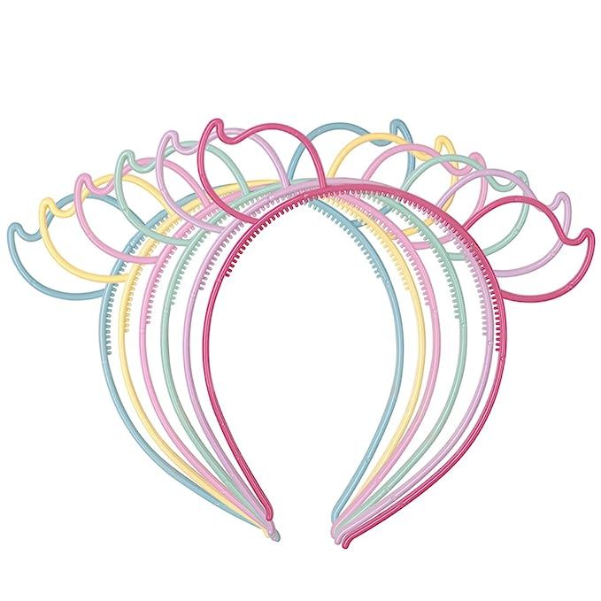 XIMA 12pcs Pig Ears Plastic Girls Headbands Children Hairbands Accessories (SP-Pig) | Amazon (US)