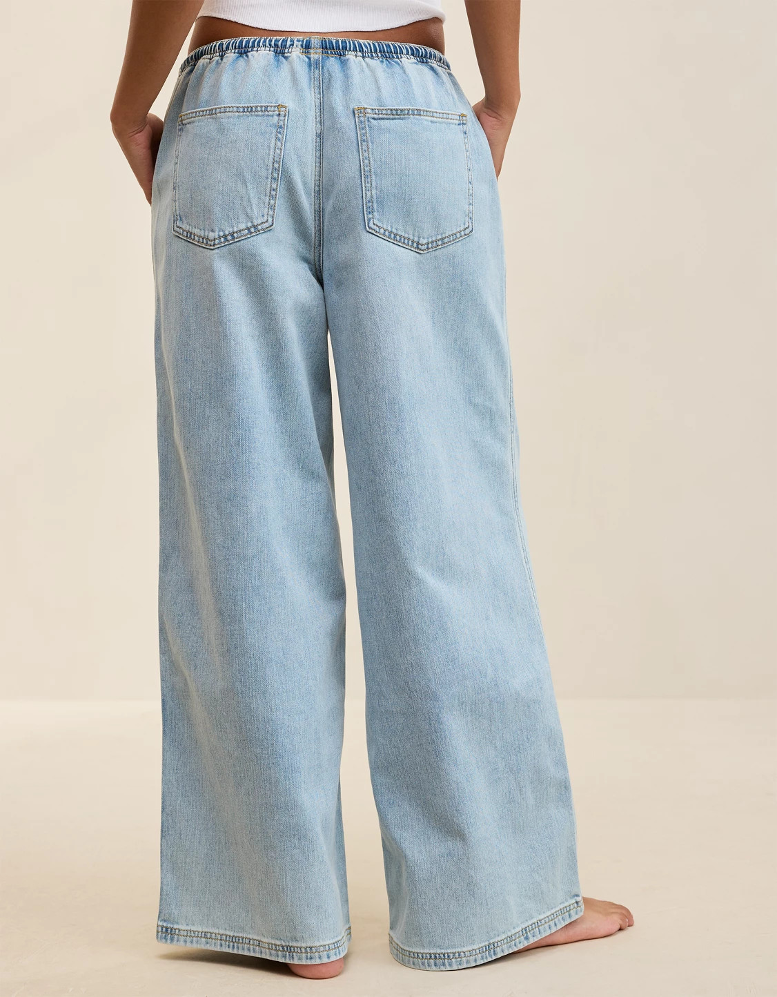 Aerie Daydream Denim Pull-On Pant | American Eagle Outfitters (US & CA)