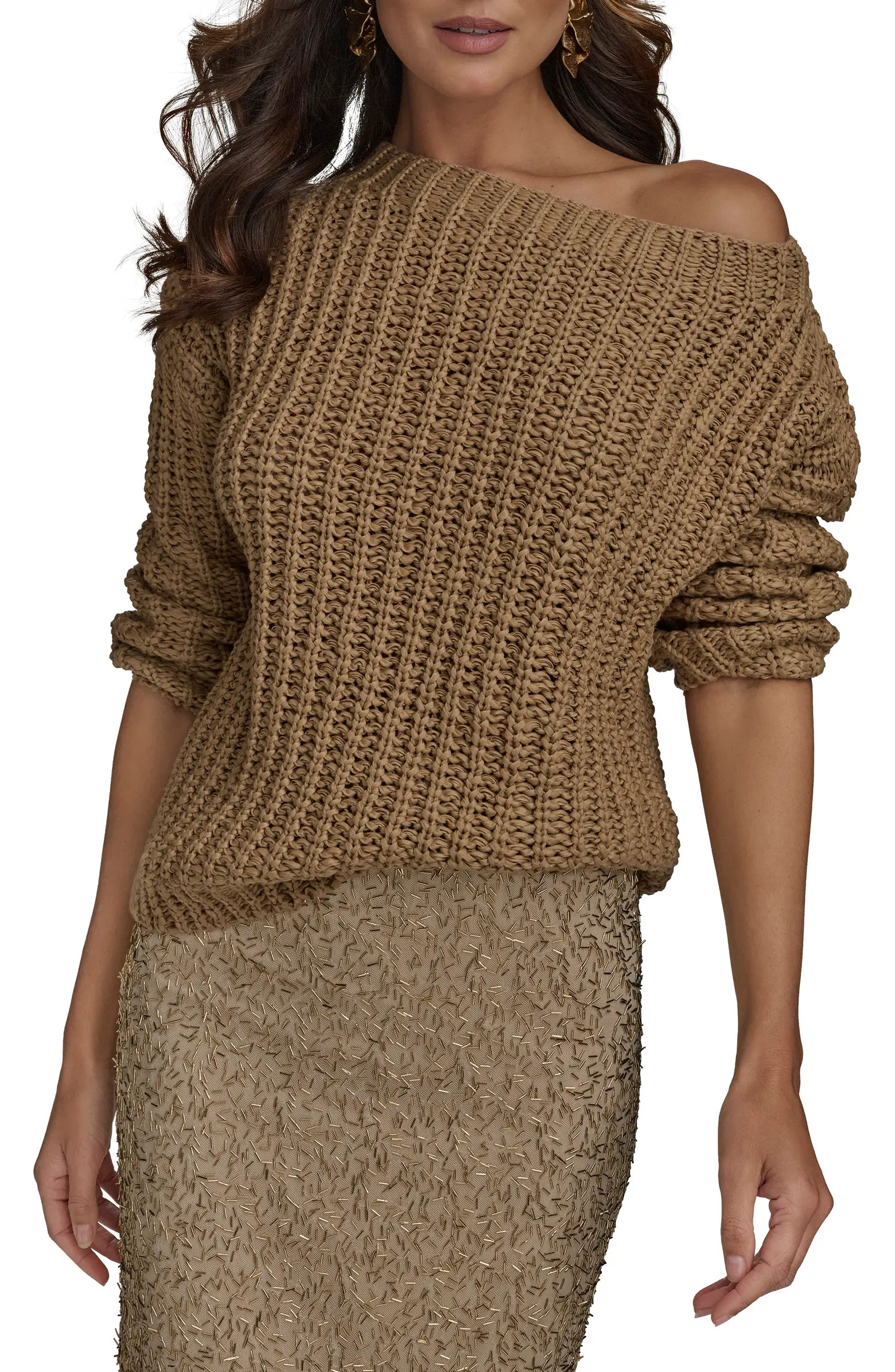 Donna Karan New York Open Stitch Sweater | Nordstrom | Nordstrom