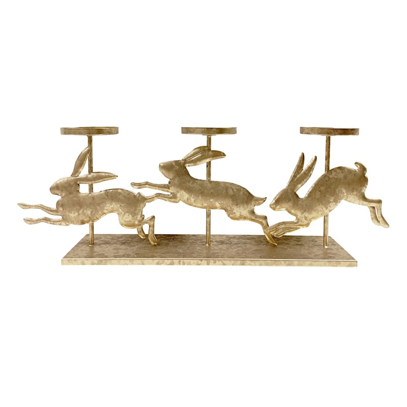 Metal Easter Bunny Candle Holder, 21" | At Home