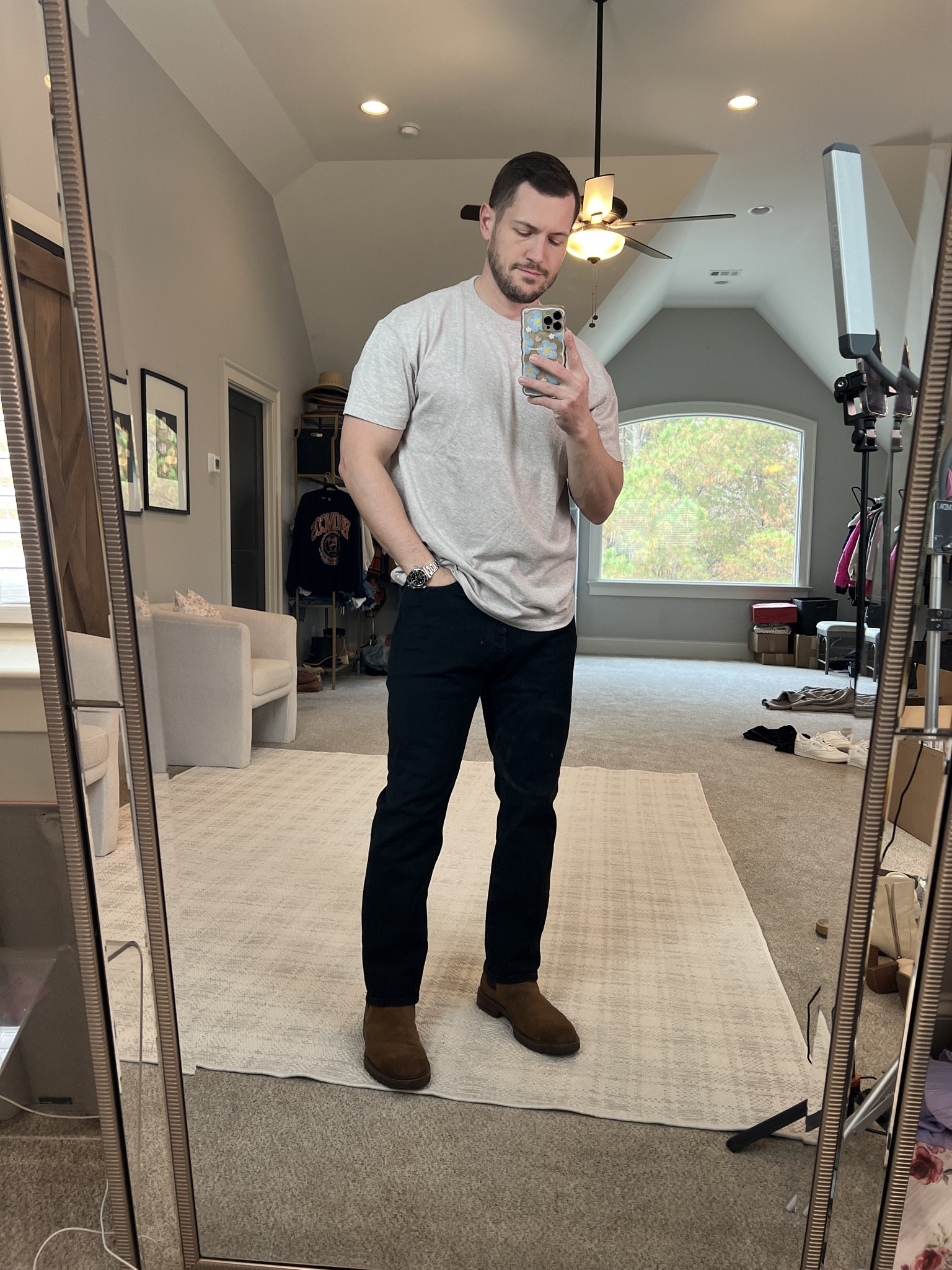 Men’s comfy tees staple Jeans Large TTS brown boots  TTS L on jackets, TTS Jeans 34x30, size up 1 to XL on tees, ⭐️ 25% off EVERYTHING + extra 15% off with code CYBERAF!! ⭐️

#LTKfindsunder50 #LTKmens #LTKGiftGuide