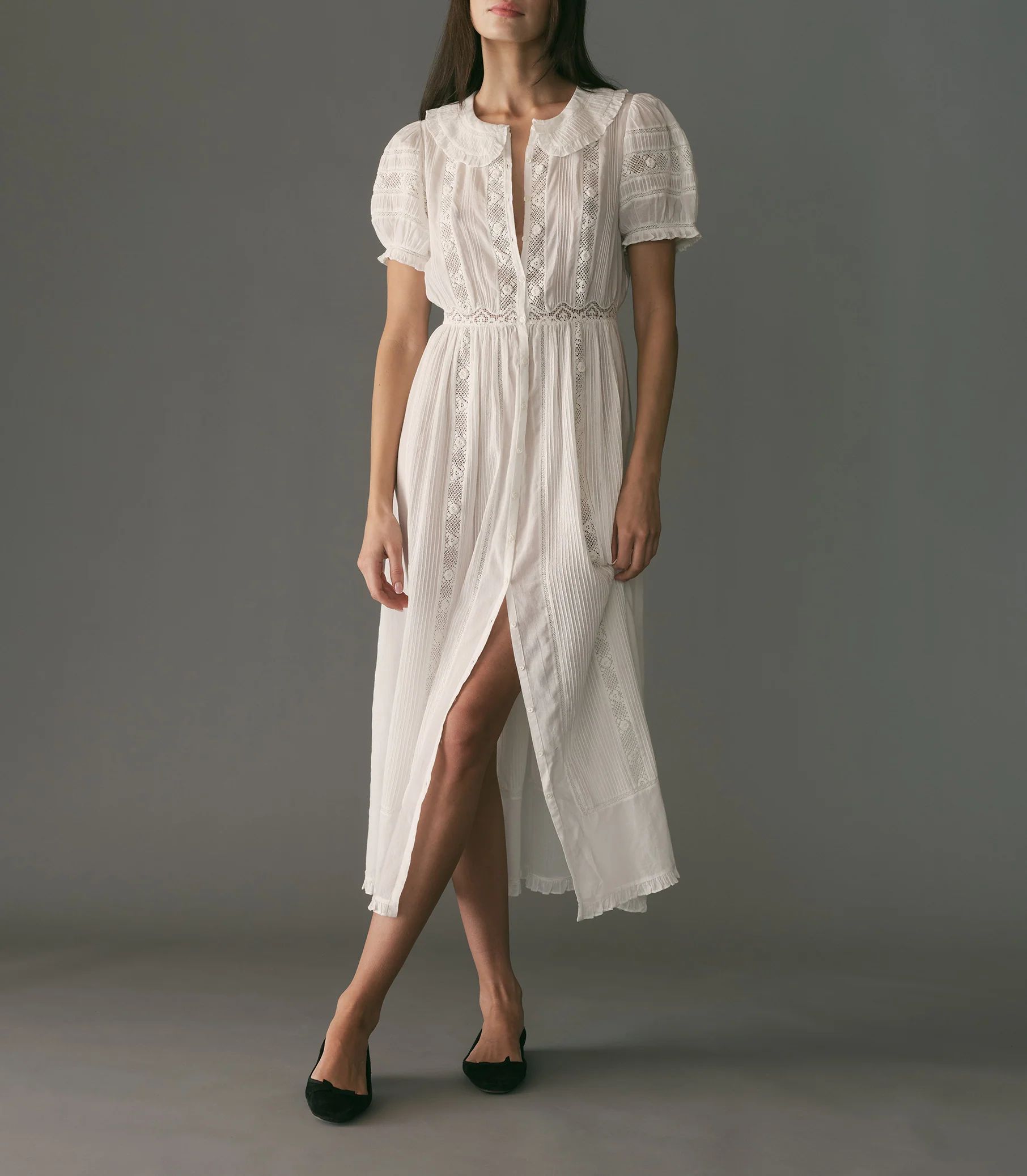 Phoebe Dress - Salt | DÔEN | DOEN