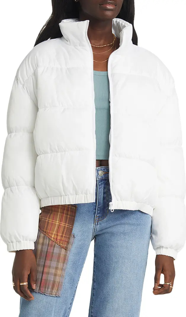 Water Resistant Recycled Polyester Puffer Jacket | Nordstrom