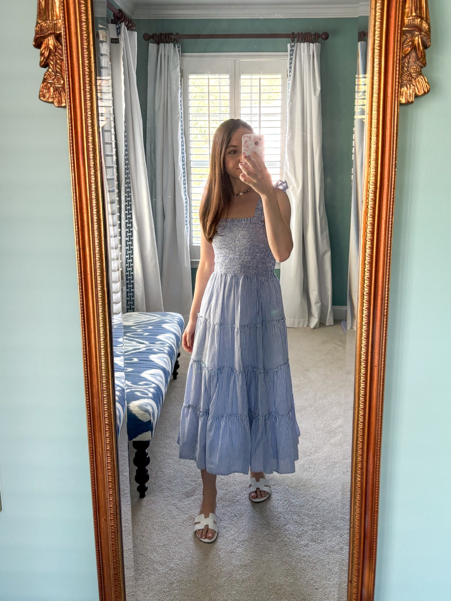 Wearing all of the summery things while I still can, we’ve had the best weather lately! 
